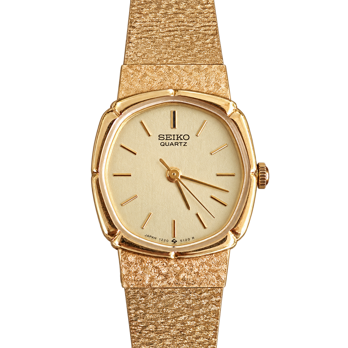 Seiko Gold Cushion Tatami Bracelet Women’s Watch