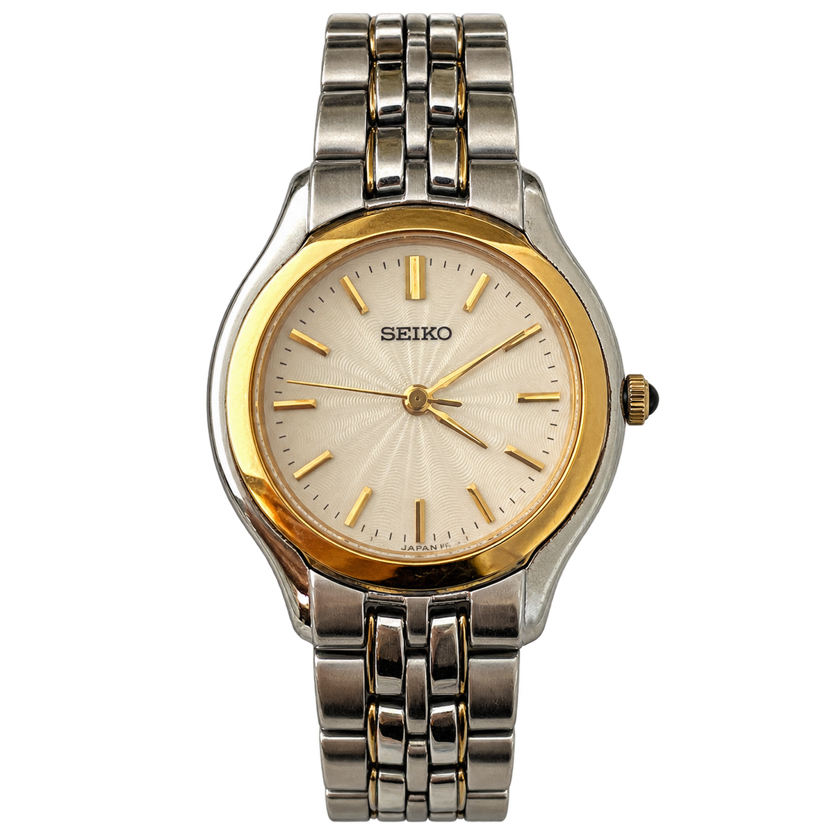 Seiko Radial Dial Two Tone Bracelet Watch