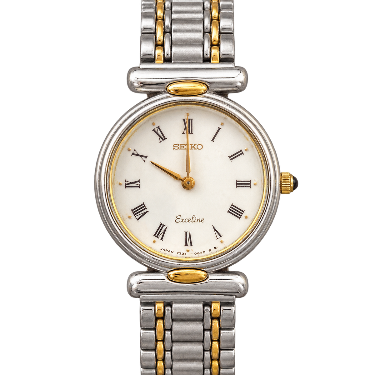 Seiko Exceline Two Tone Roman Dial Watch