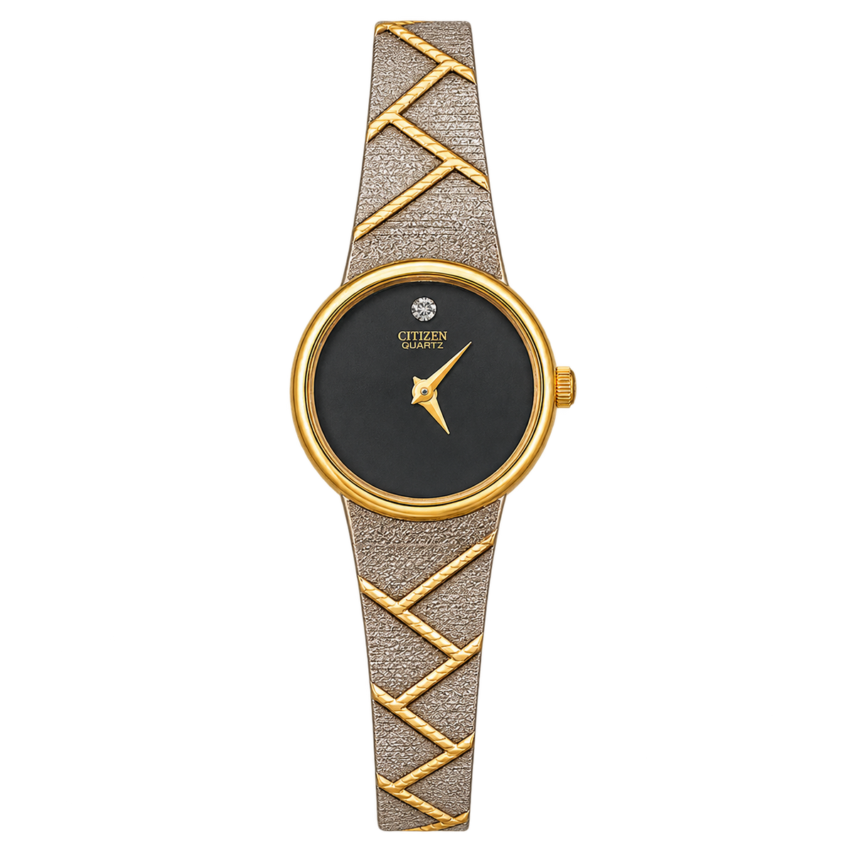 Citizen Black Dial Two Tone Bracelet Women’s Watch