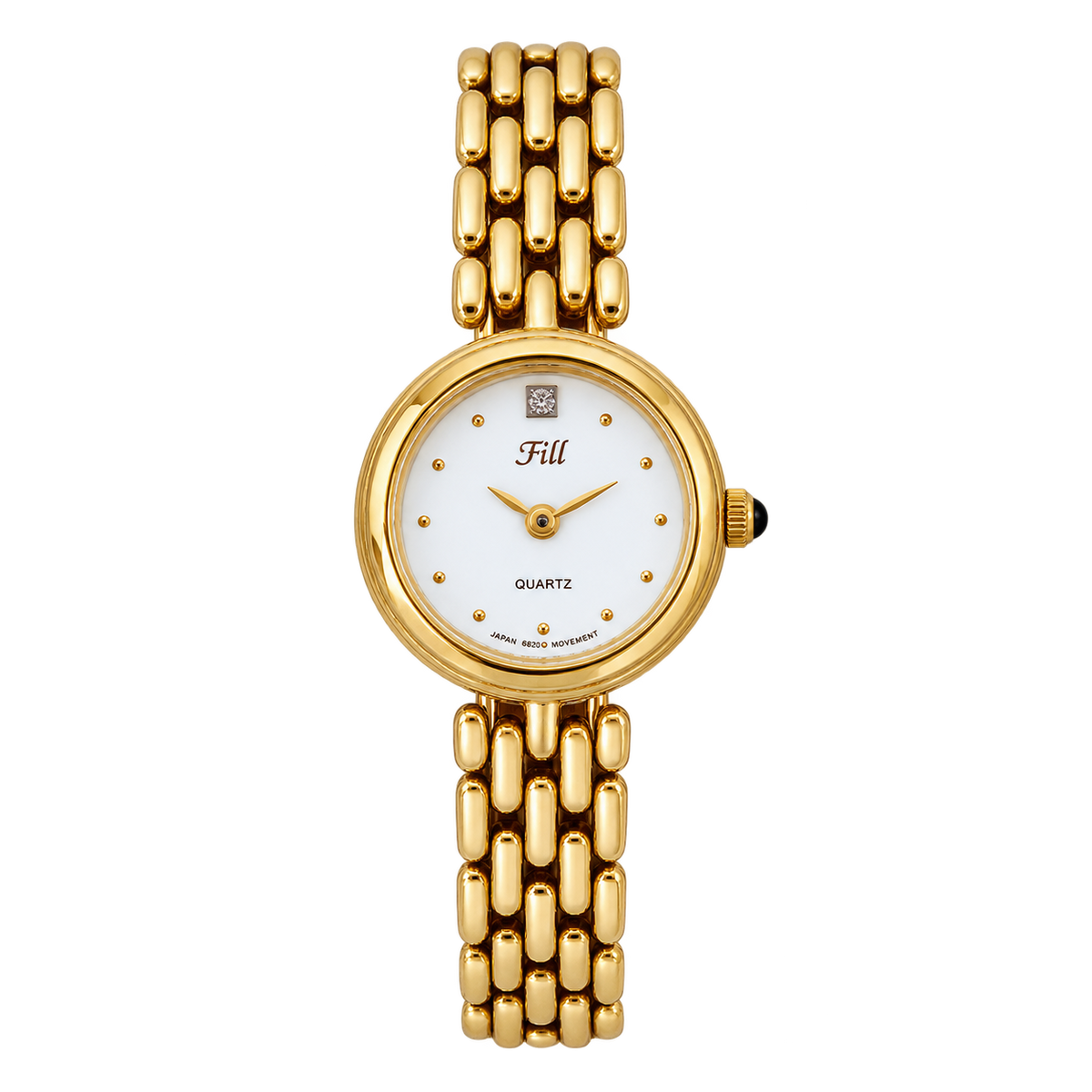Citizen Fill White Dial Gold Tone Women's Watch