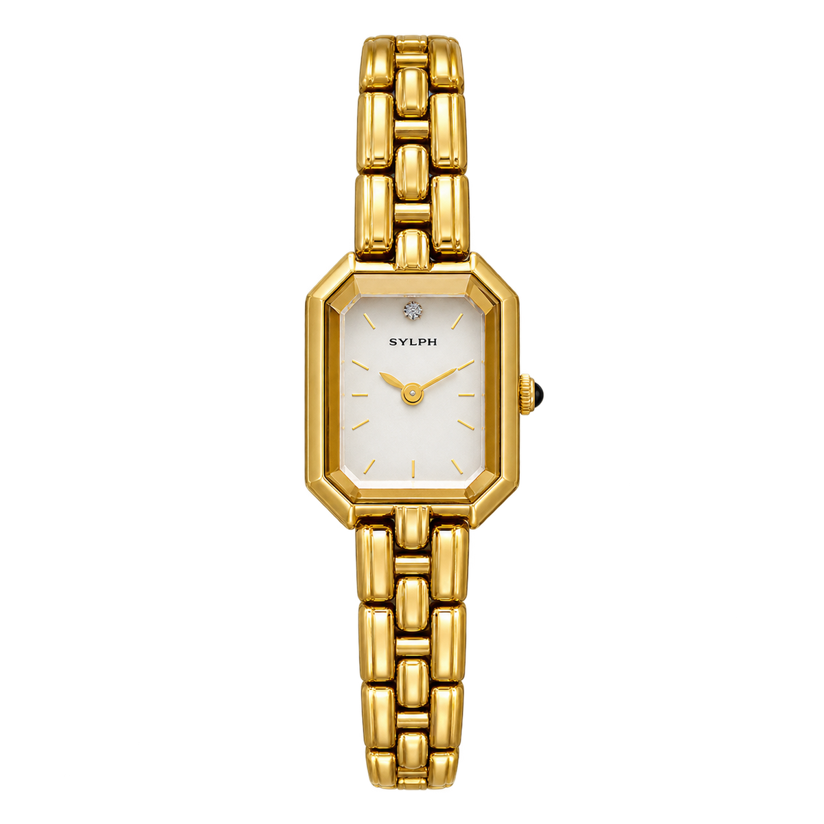 Citizen Sylph Faceted Crystal Gold Tone Women's Watch