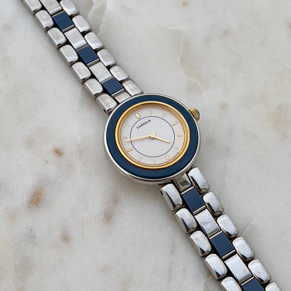 Lassale by Seiko Blue Enamel Accent Women's Watch — product photograph 1, Gilded Hour NZ.