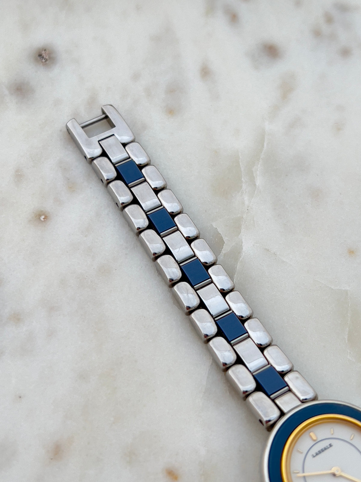 Lassale by Seiko Blue Enamel Accent Women's Watch — product photograph 6, Gilded Hour NZ.
