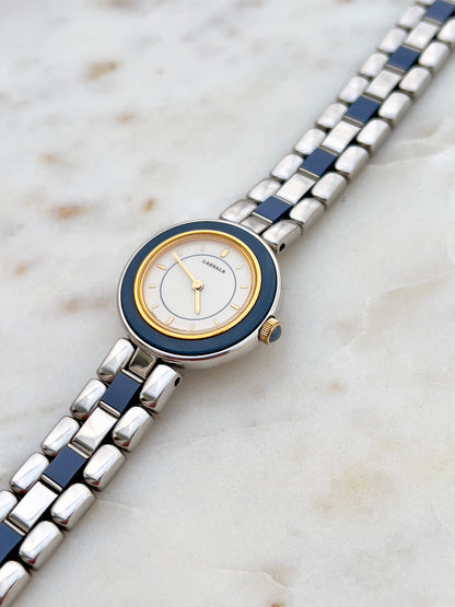 Lassale by Seiko Blue Enamel Accent Women's Watch — product photograph 7, Gilded Hour NZ.
