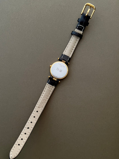 Longines Gold Tone Textured Round Women's Watch — product photograph 8, Gilded Hour NZ.