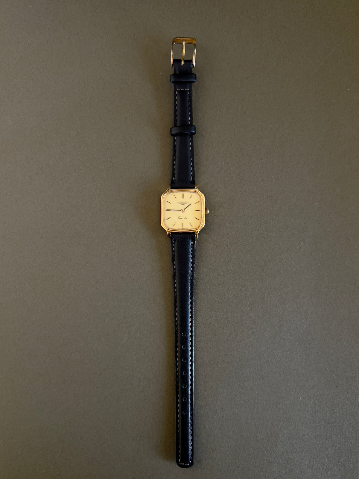 Longines Champagne Dial Gold Soft Octagonal Women’s Watch — product photograph 5, Gilded Hour NZ.