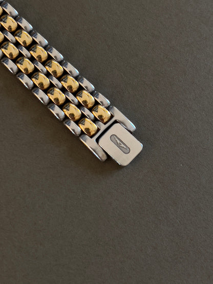 Longines Champagne Dial Two Tone Cushion Date Women’s Watch — product photograph 6, Gilded Hour NZ.