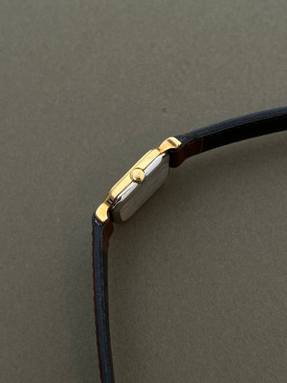Longines Gold Wine Dial watch — case profile