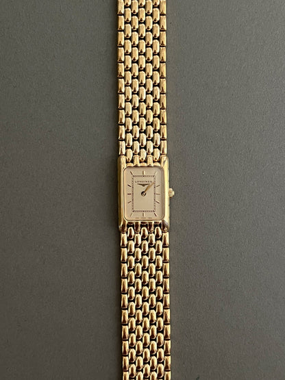 Longines Flagship Gold Tank Bracelet watch — full watch view