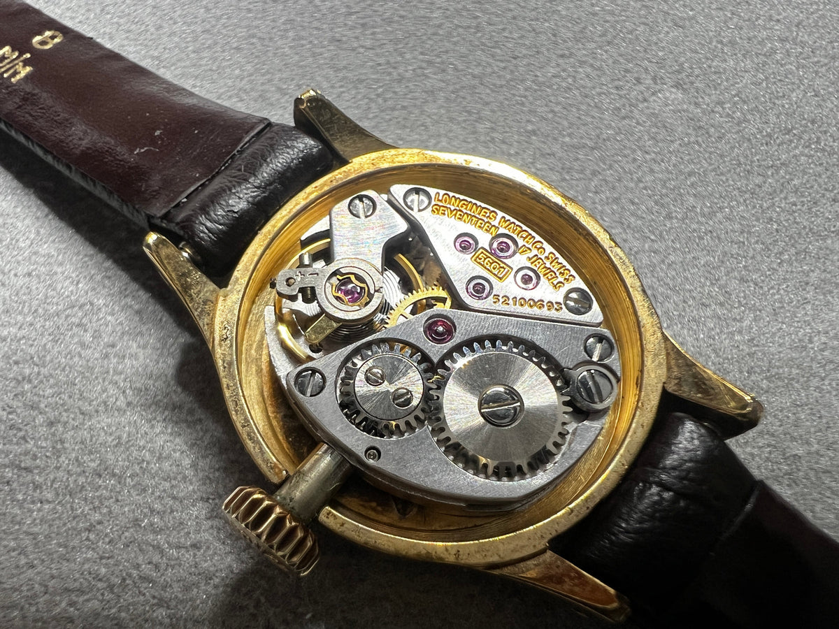 Longines Ivory Dial Gold Round Hand Wound Women’s Watch — product photograph 10, Gilded Hour NZ.