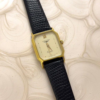 Longines Ivory Dial Soft Octagonal Women's Watch — product photograph 1, Gilded Hour NZ.