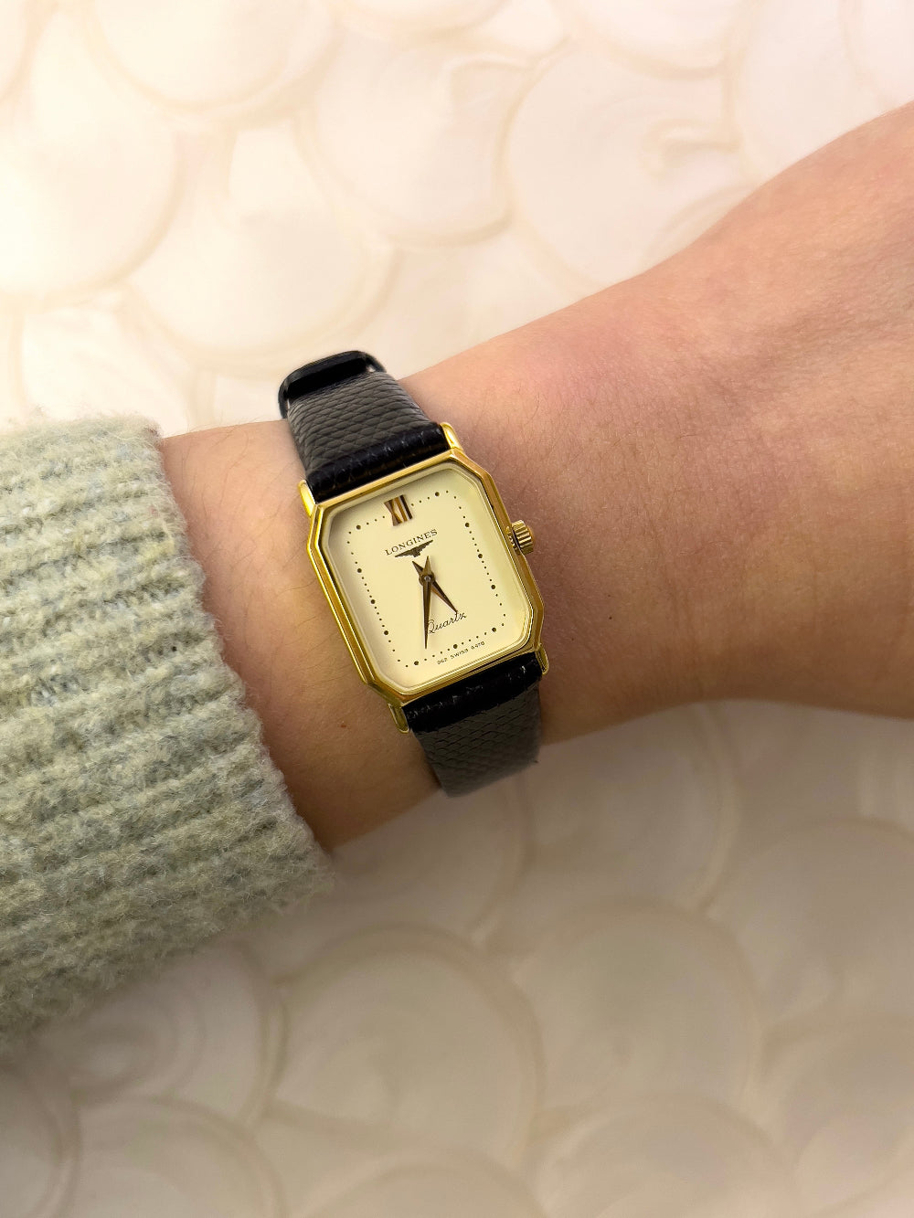 Longines Ivory Dial Soft Octagonal Women's Watch — product photograph 2, Gilded Hour NZ.