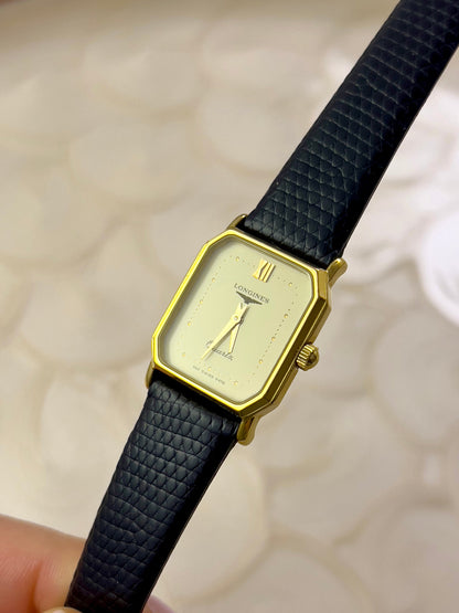 Longines Ivory Dial Soft Octagonal Women's Watch — product photograph 3, Gilded Hour NZ.