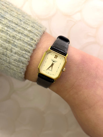 Longines Ivory Dial Soft Octagonal Women's Watch — product photograph 4, Gilded Hour NZ.