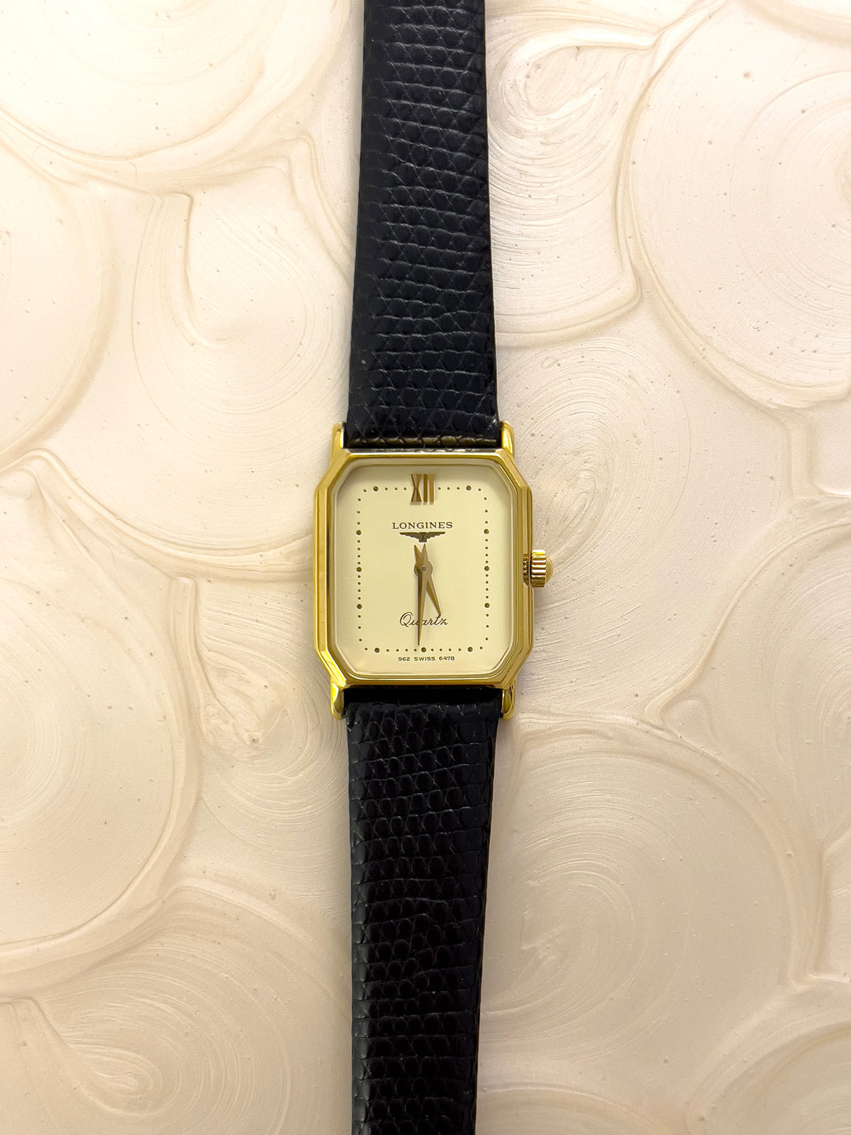 Longines Ivory Dial Soft Octagonal Women's Watch — product photograph 7, Gilded Hour NZ.
