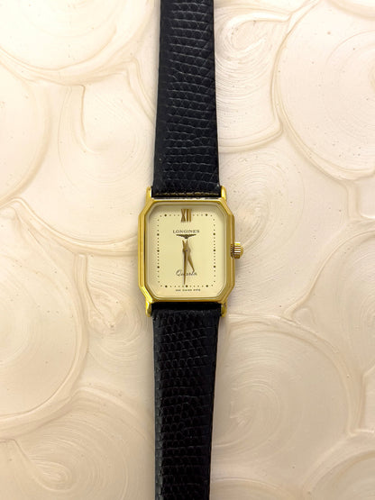 Longines Ivory Dial Soft Octagonal Women's Watch — product photograph 7, Gilded Hour NZ.