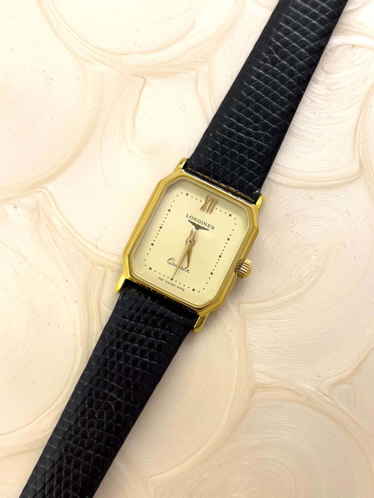Longines Ivory Dial Soft Octagonal Women's Watch — product photograph 8, Gilded Hour NZ.