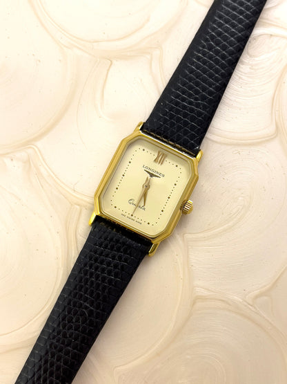 Longines Ivory Dial Soft Octagonal Women's Watch — product photograph 8, Gilded Hour NZ.