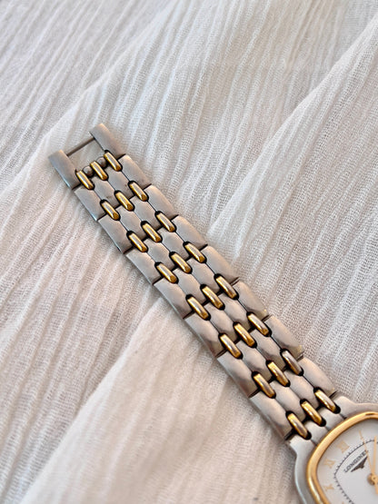 Longines White Roman Dial Two Tone Cushion Women's Watch | Product photograph 6