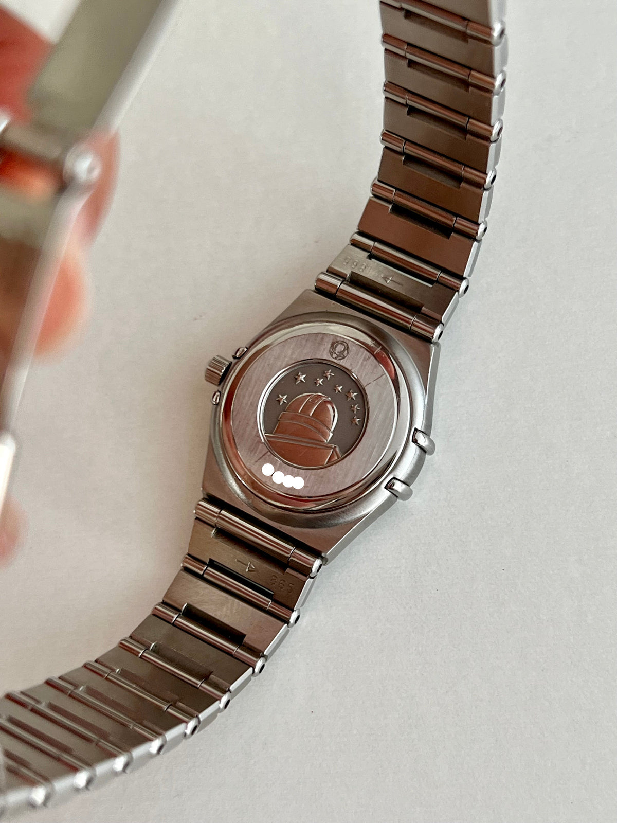 Omega Constellation Mini Guilloche Dial Women's Watch, view 8.