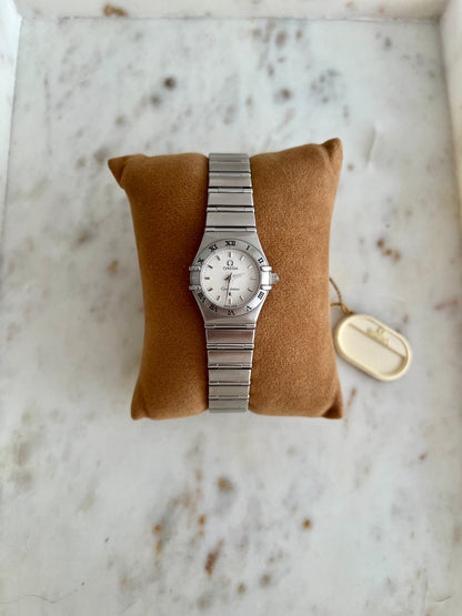 Omega Constellation Mini White Patterned Dial Women's Watch, product view 10.