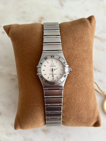 Omega Constellation Mini White Patterned Dial Women's Watch, product view 7.