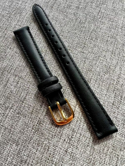 Omega De Ville Cushion Case Woman's Watch, angled view of a vintage women's watch at Gilded Hour.