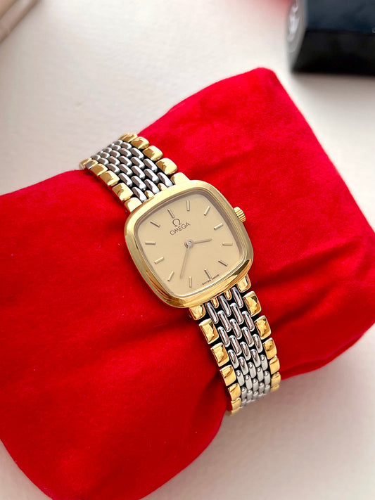 Omega De Ville Cushion Case Women's Watch "Ile de France" Collection, view 1.