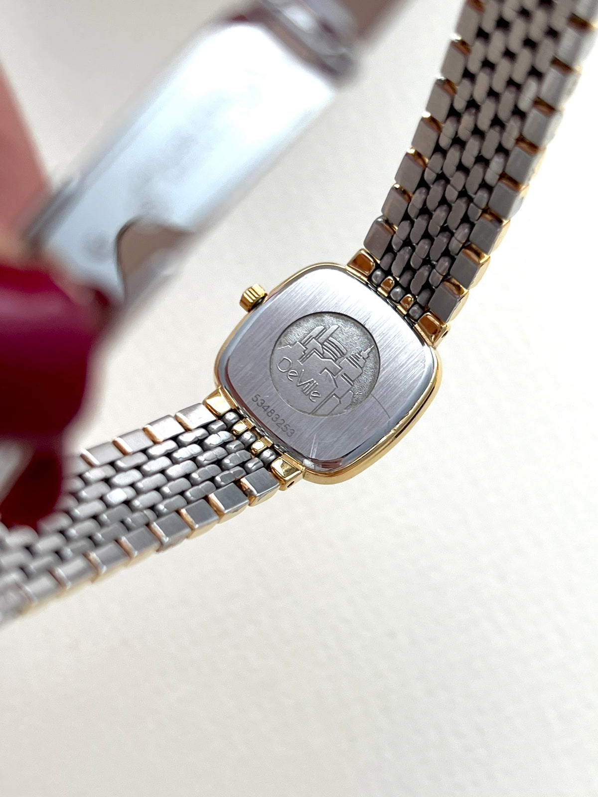 Omega De Ville Cushion Case Women's Watch "Ile de France" Collection, view 15.