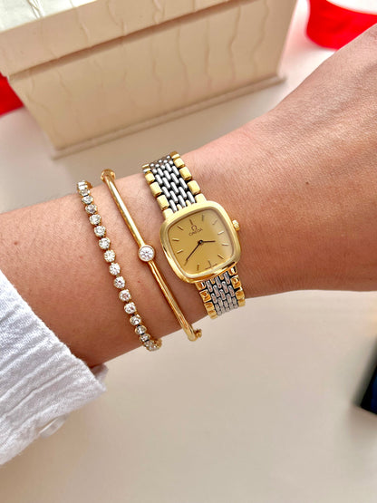 Omega De Ville Cushion Case Women's Watch "Ile de France" Collection, view 16.