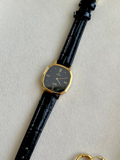 Omega De Ville Soft Octagonal Black Dial Womens Watch, product view 5.