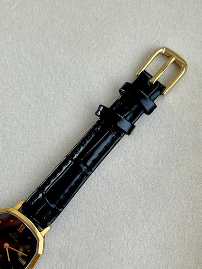 Omega De Ville Soft Octagonal Black Dial Womens Watch, product view 8.