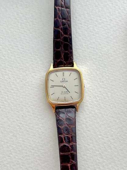 Omega De Ville Square Cushion Case Women's Watch, product view 6.