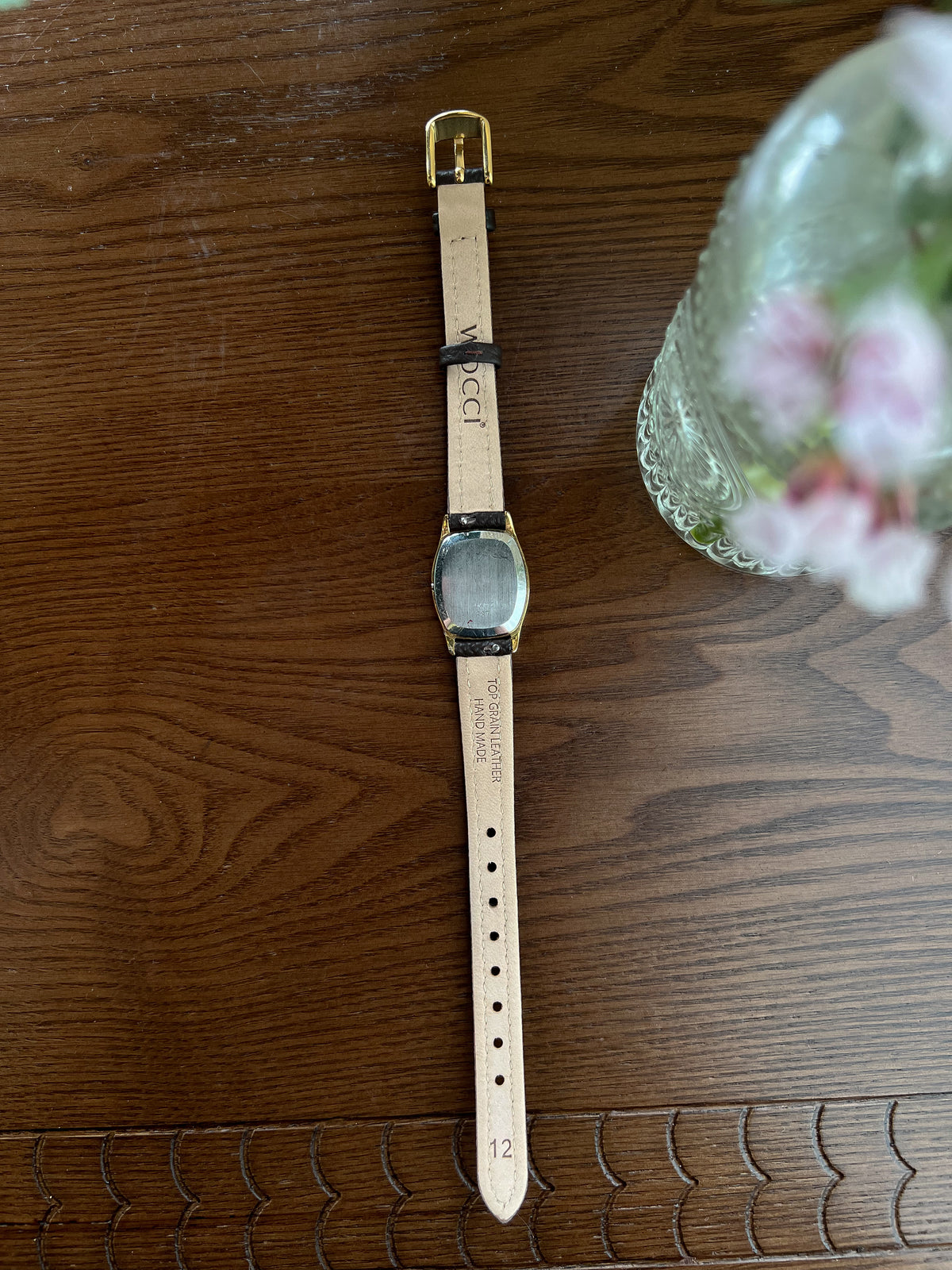 Omega De Ville tonneau grid dial women’s watch, box set.