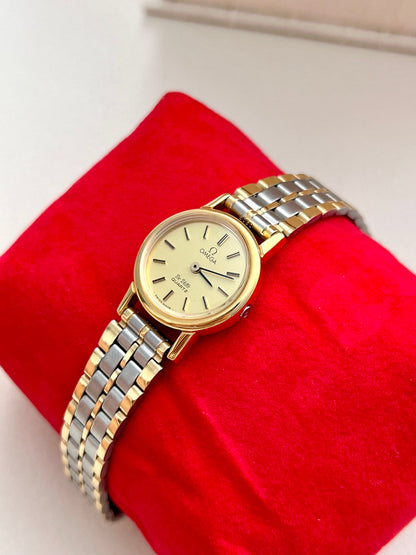 Omega De Ville Women's Watch with Two Tone Bracelet, view 5.