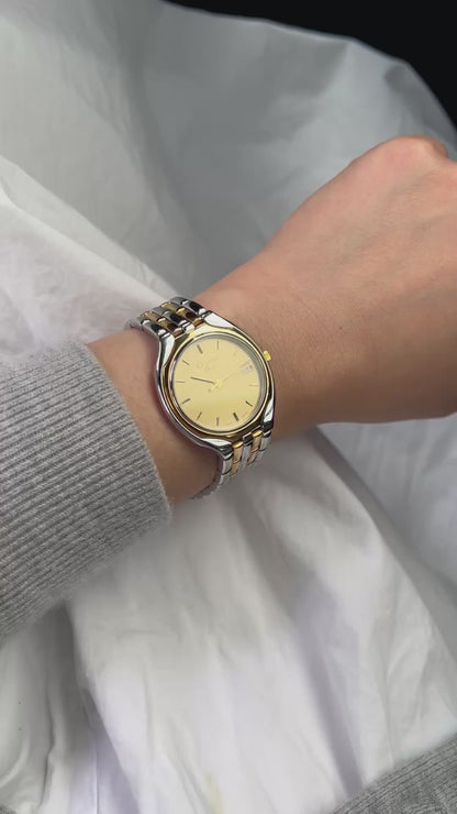 Christian Dior Round Roman Dial Two Tone Unisex Watch