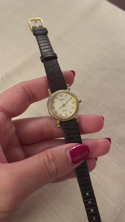 Seiko Two Toned Sculpted Woman's Watch