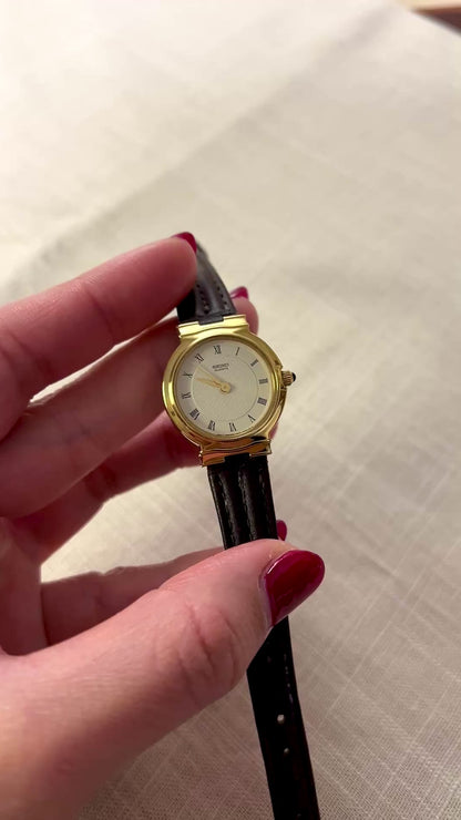 Seiko Gold Toned Sculpted Woman's Watch