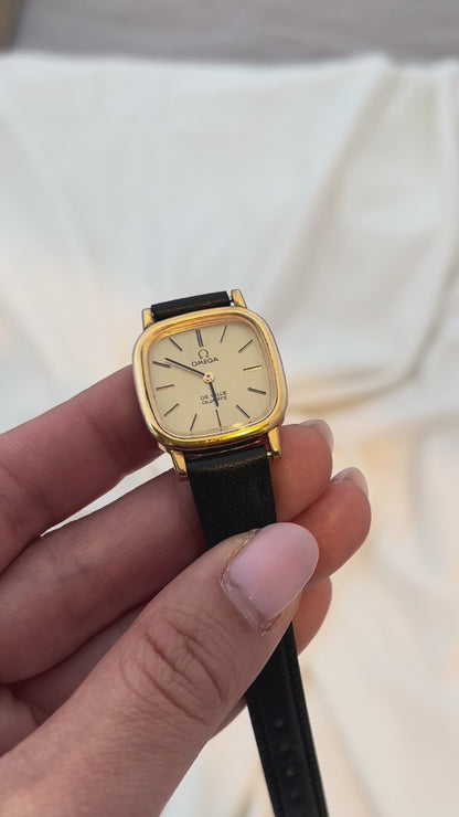 Omega De Ville Gold Square Woman's Watch