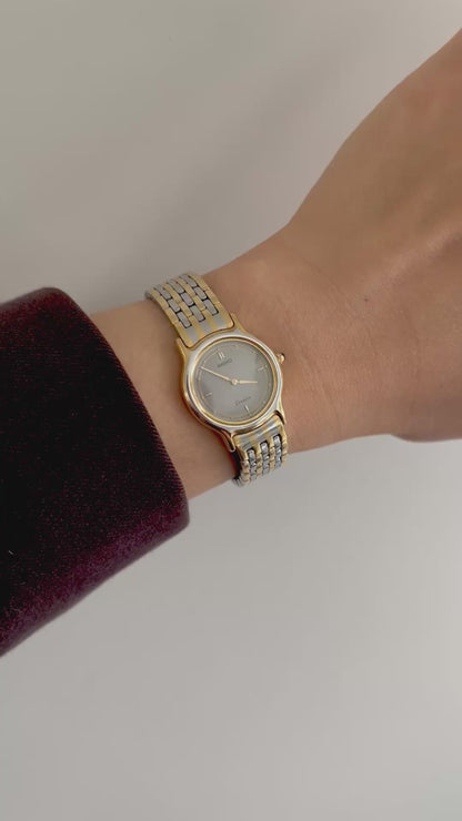Seiko Exceline Two Tone Sculpted Bracelet Women's Watch