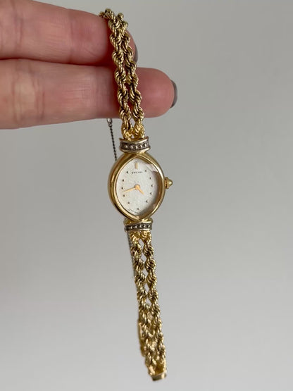 Citizen Sylph Sylph Oval Gold Tone Womens Watch