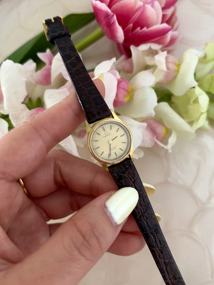 Omega De Ville Small Woman's Watch in Gold Tone