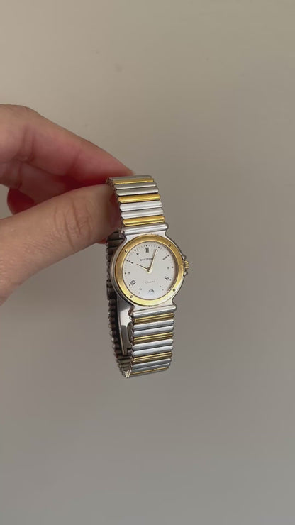 Bucherer Two Tone Roman Dial Women's Watch