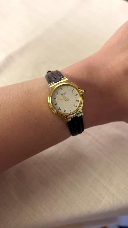 Seiko Gold Toned Sculpted Woman's Watch