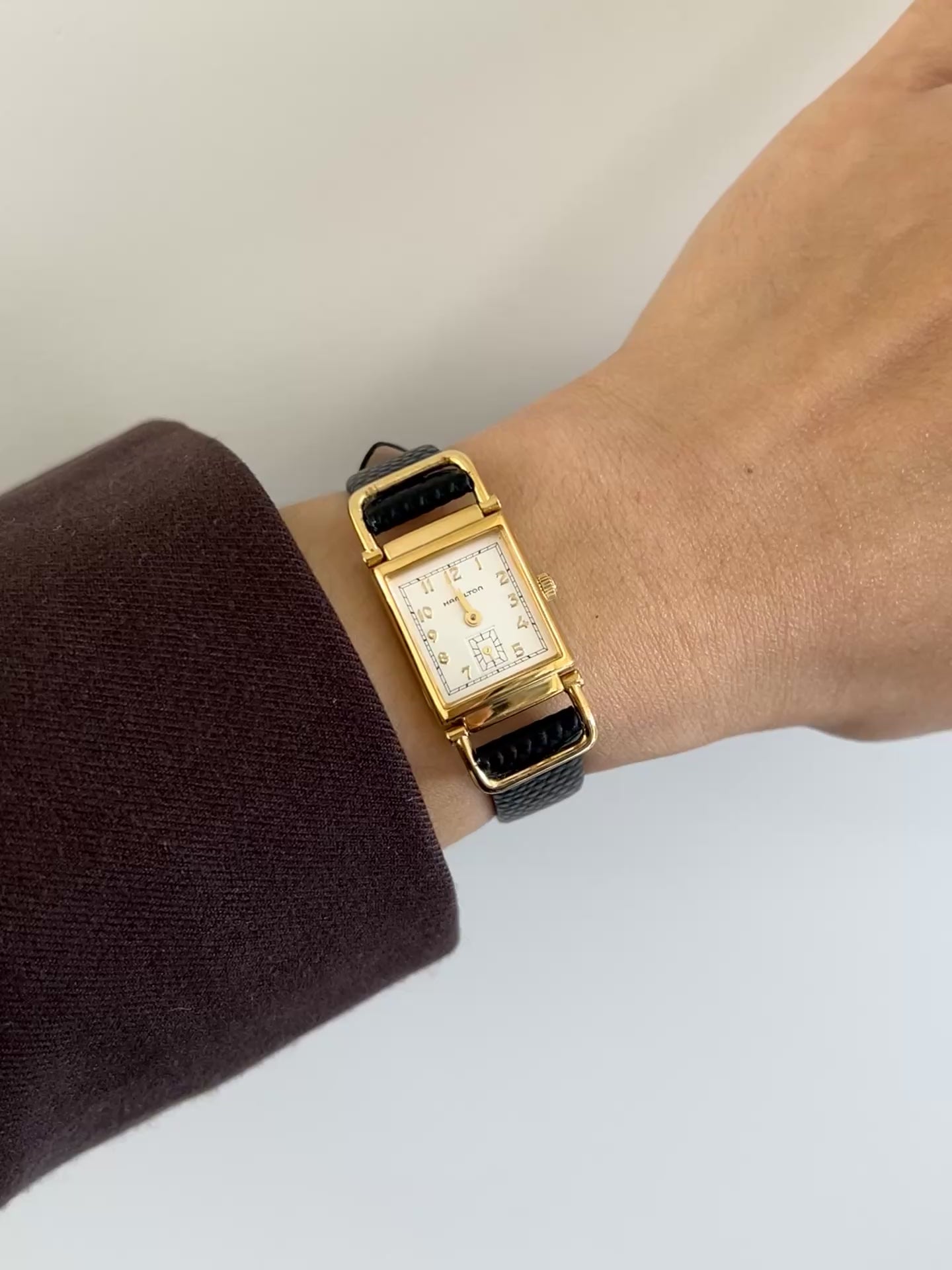 Hamilton Tank Women's Watch with Unique Lugs NZ Australia Canada