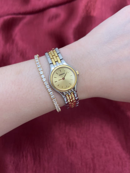 Tissot Classic Two-Tone Gold Dial Women’s Watch