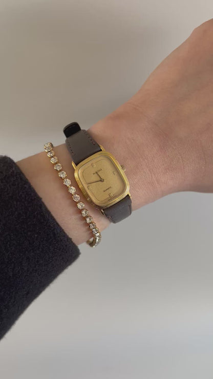 Rado Cushion Triple Stepped Bezel Case Woman's Watch