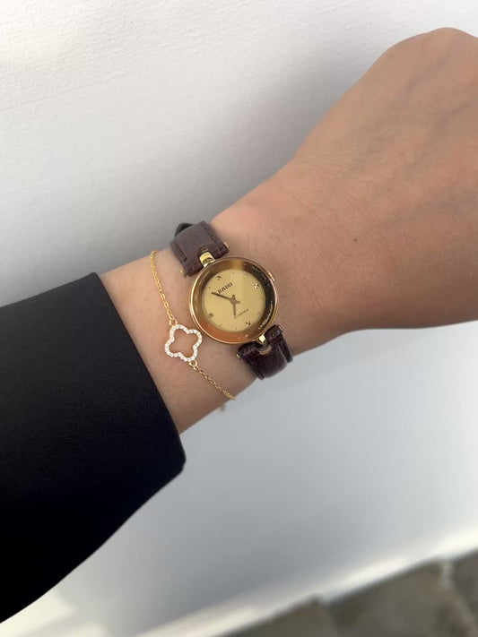 Rado Florence Petite Gold Champagne Dial Ladies Watch