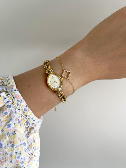 Citizen Sylph Sylph Oval Gold Tone Womens Watch